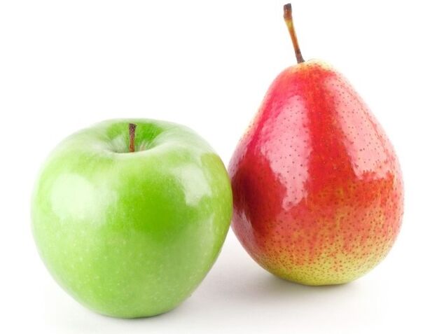 manzanas y peras para la dieta dukan