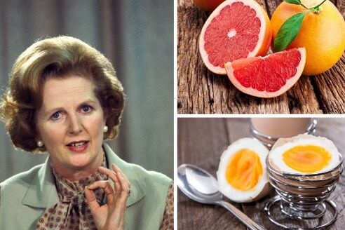 Margaret Thatcher y la comida dietética Maggi